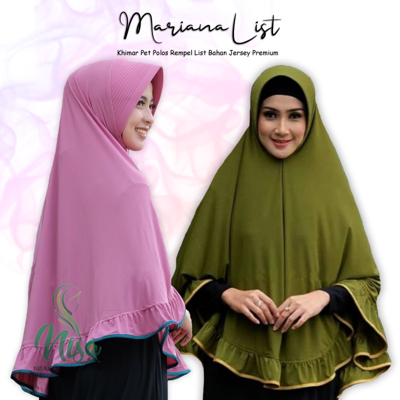 Jilbab Jumbo Aice Khimar Jersey Mariana List