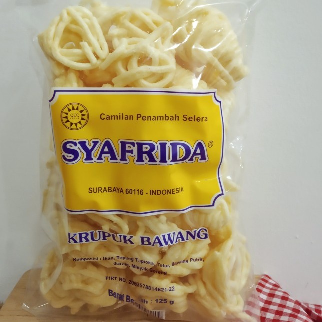 

Syafrida Krupuk Bawang Keong Pak