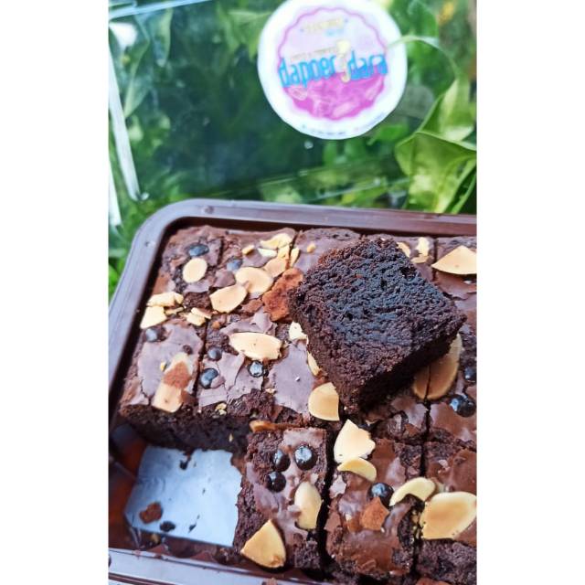 

Brownies Almond Panggang
