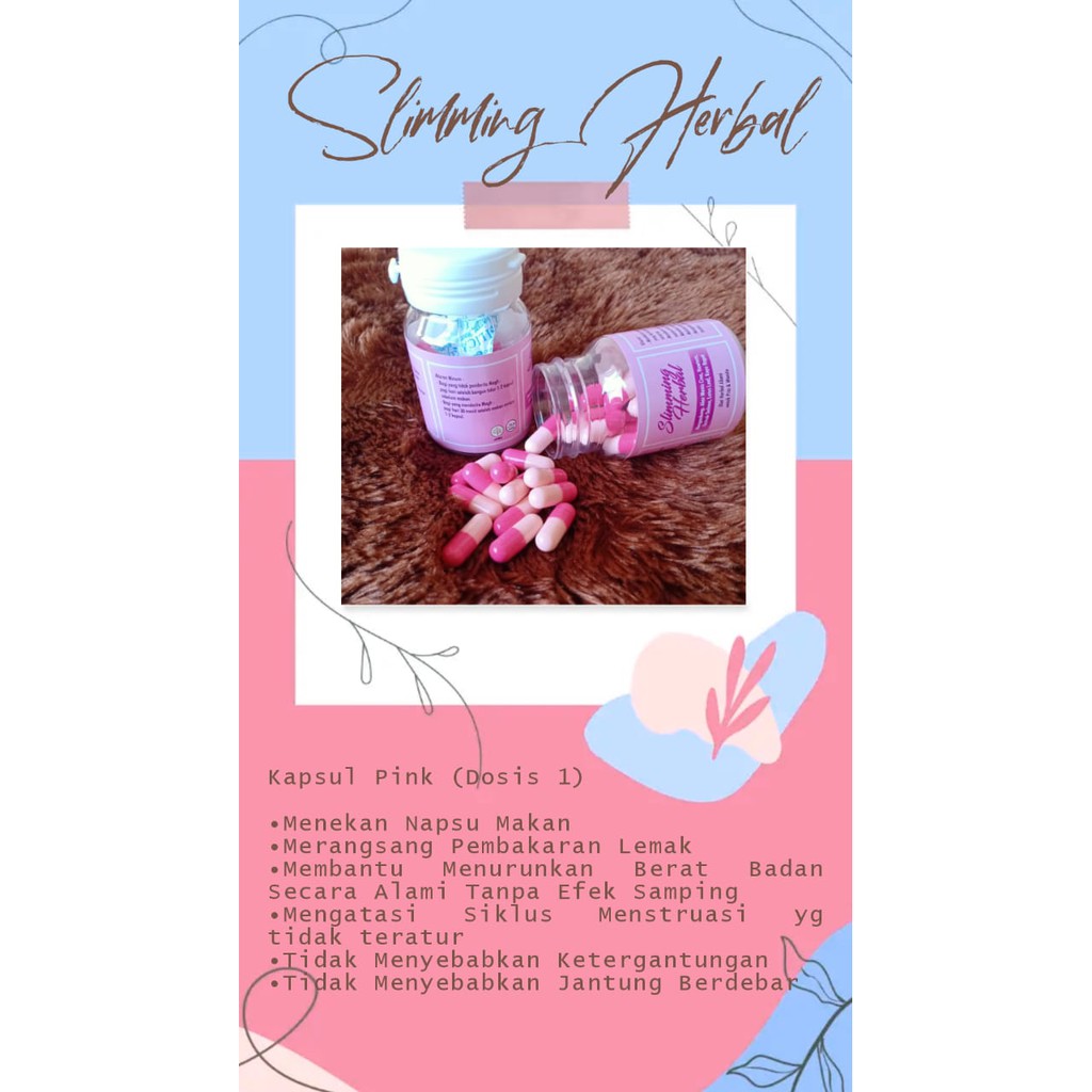 Slimming herbal pink