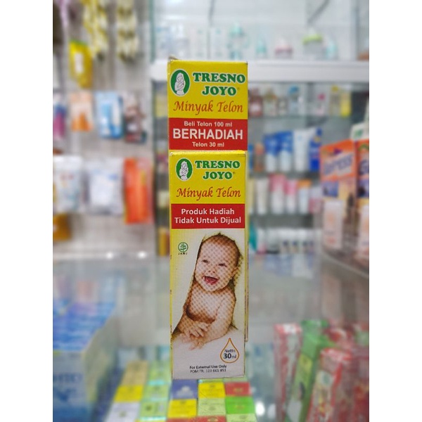 Minyak Telon Tresno Joyo 100Ml + 30Ml / Perut Kembung / Menghangatkan Badan