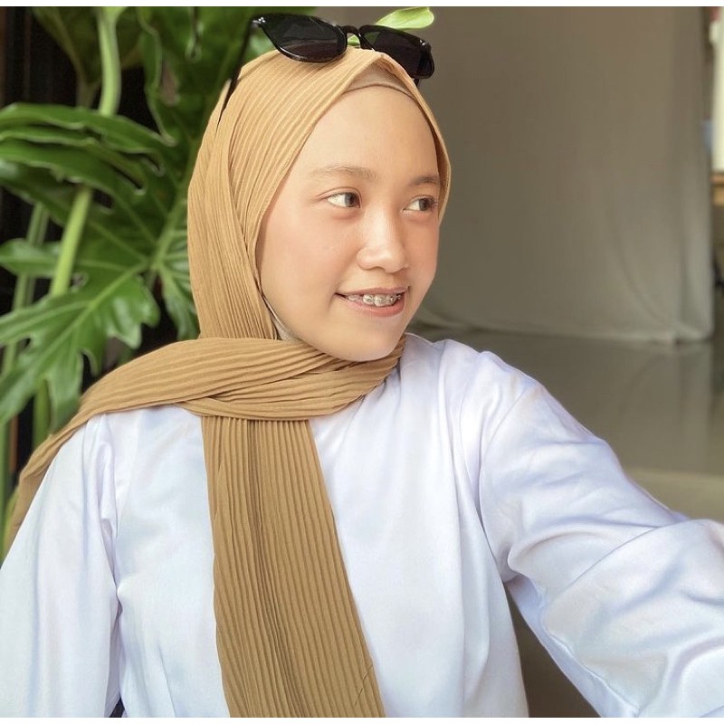 Pasmina Plisket || Pasmina Plisket Ceruty || Salwa Plisket Shawl Danuza|| Pasmina Plisket