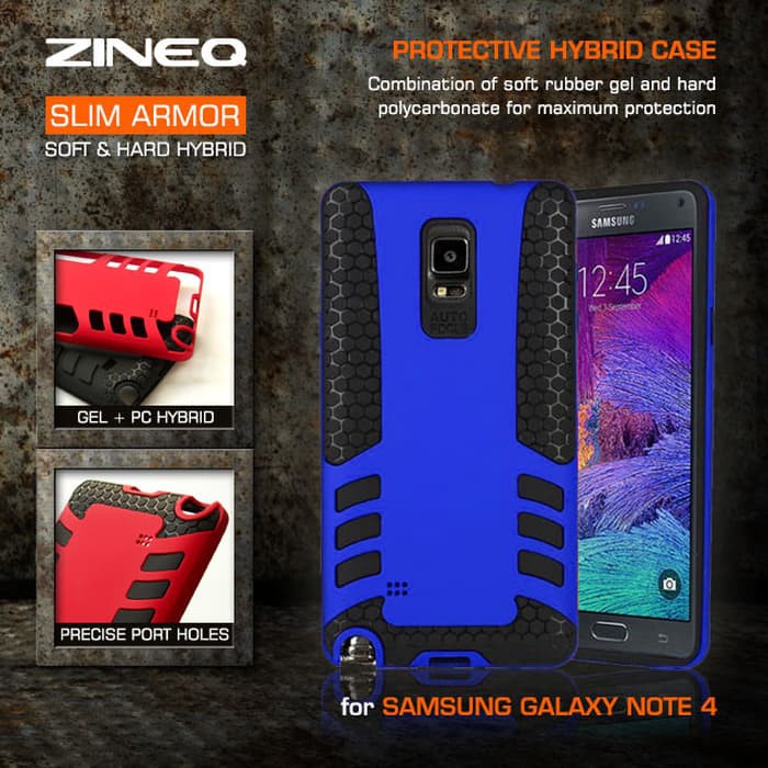 Samsung Galaxy Note 4 Shockproof Armor Hybrid Hard Case & Soft Case