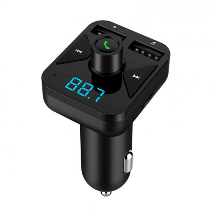 BT16 - FM Transmitter AUX Bluetooth Hands-free MP3 Dual USB Charger