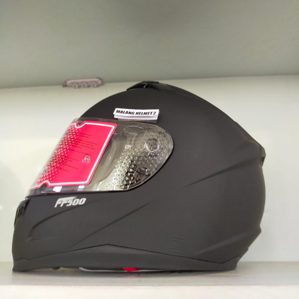 Helm Full Face RSV FF500 Solid Black Doff [Ongkir Termurah 2kg]