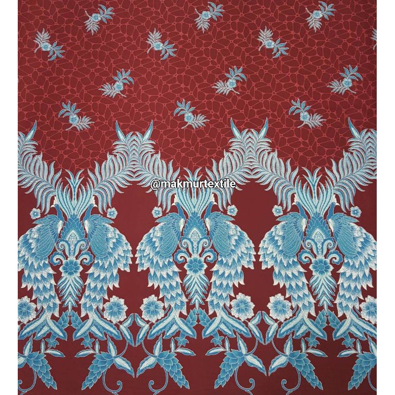 Kain Batik Sutra Halus #63 / Batik Silky / Batik Pola