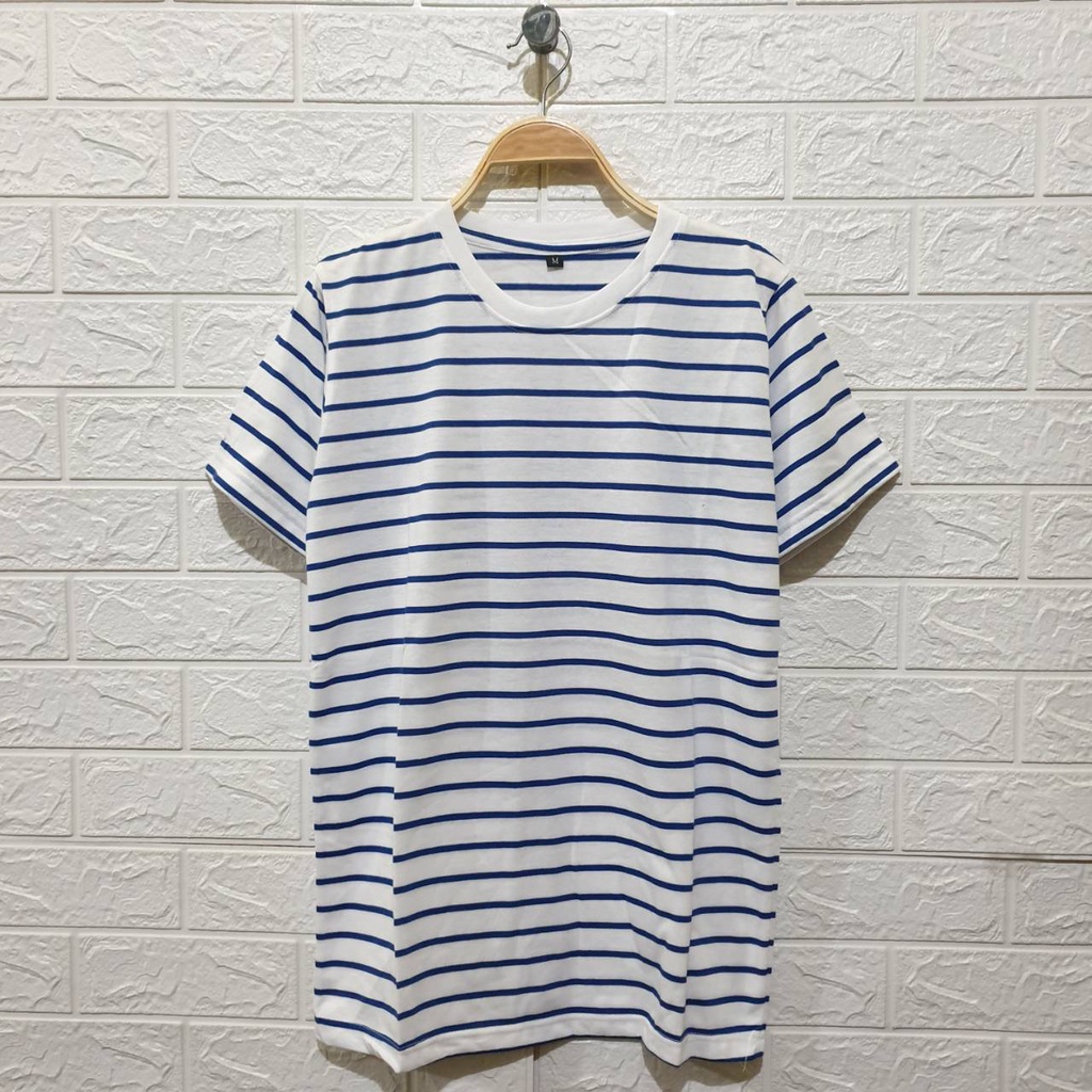 Kaos Stripe Bandung Lembut Adem