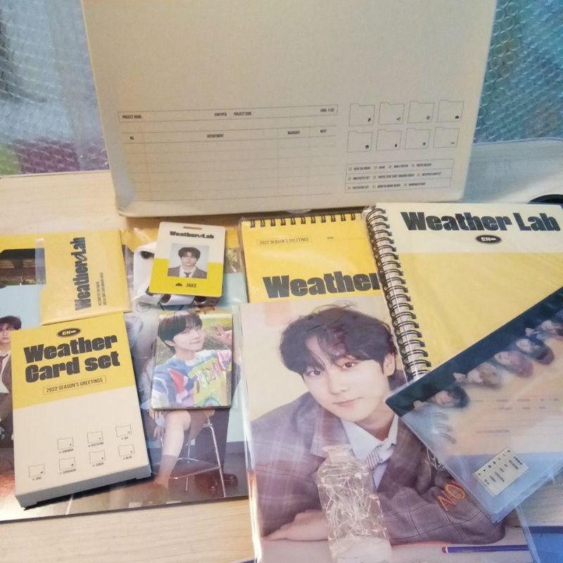 SHARING SEASON GREETING ENHYPEN 2022 SG22 SG 22 : JAY, JAKE, JUNGWON, NIKI, SUNOO, SUNGHOON, HEESUNG