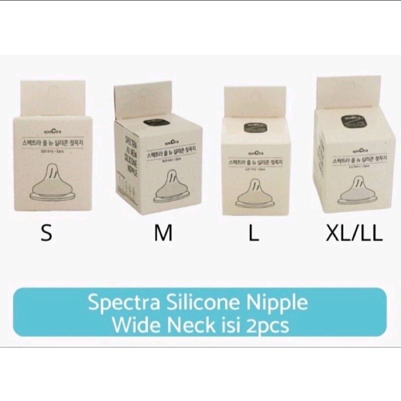 SPECTRA All New Silicone Nipple (isi 2)