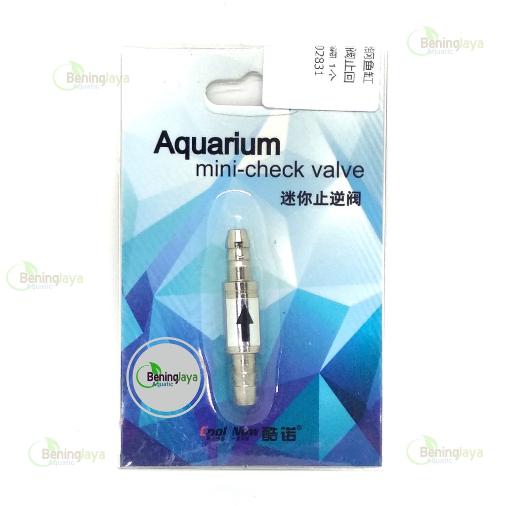 Check Valve Co2 Stainless Steel Kuat Berkualitas Untuk Aquascape