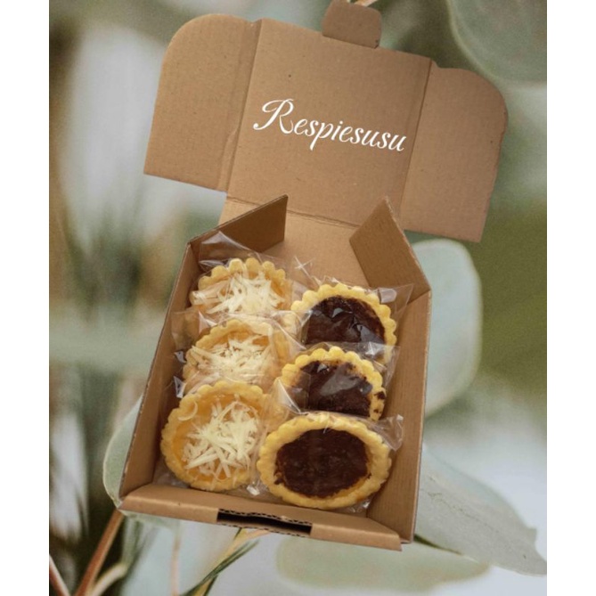 

Pie susu varian coklat - keju isi 6 pcs(paket hemat)