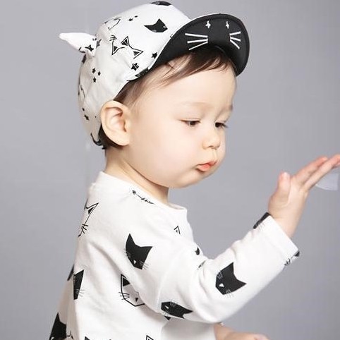 Topi Cat Anak / Topi Anak / Topi Fashion Anak / Aksesoris Kepala / Topi Bayi