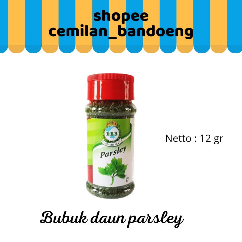 bubuk daun parsley 113 botol 12 gr