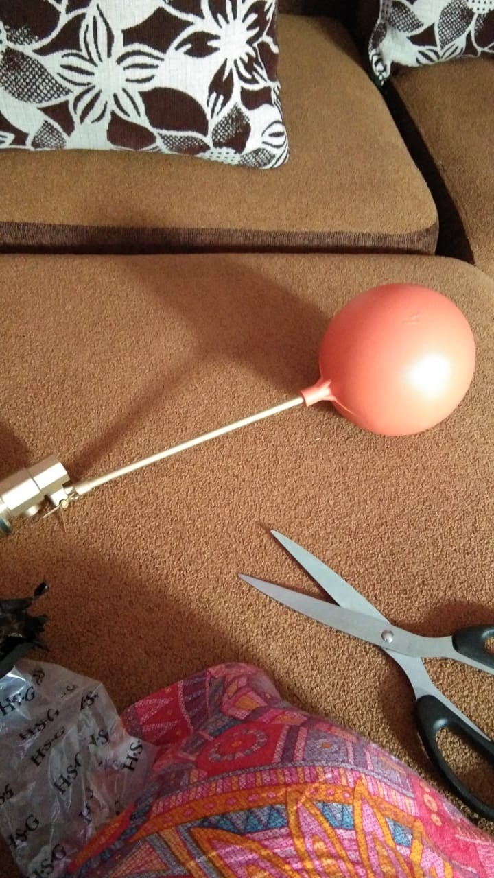 Pelampung Bola 3/4 Kuningan Tandon Bak Air Toren