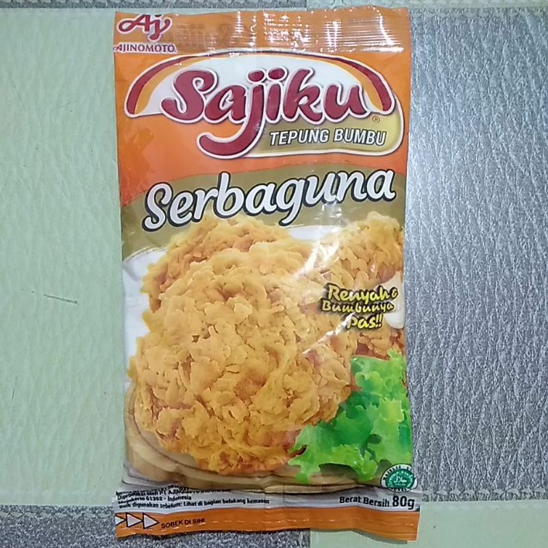 

SAJIKU TEPUNG BUMBU SERBAGUNA 80Gr