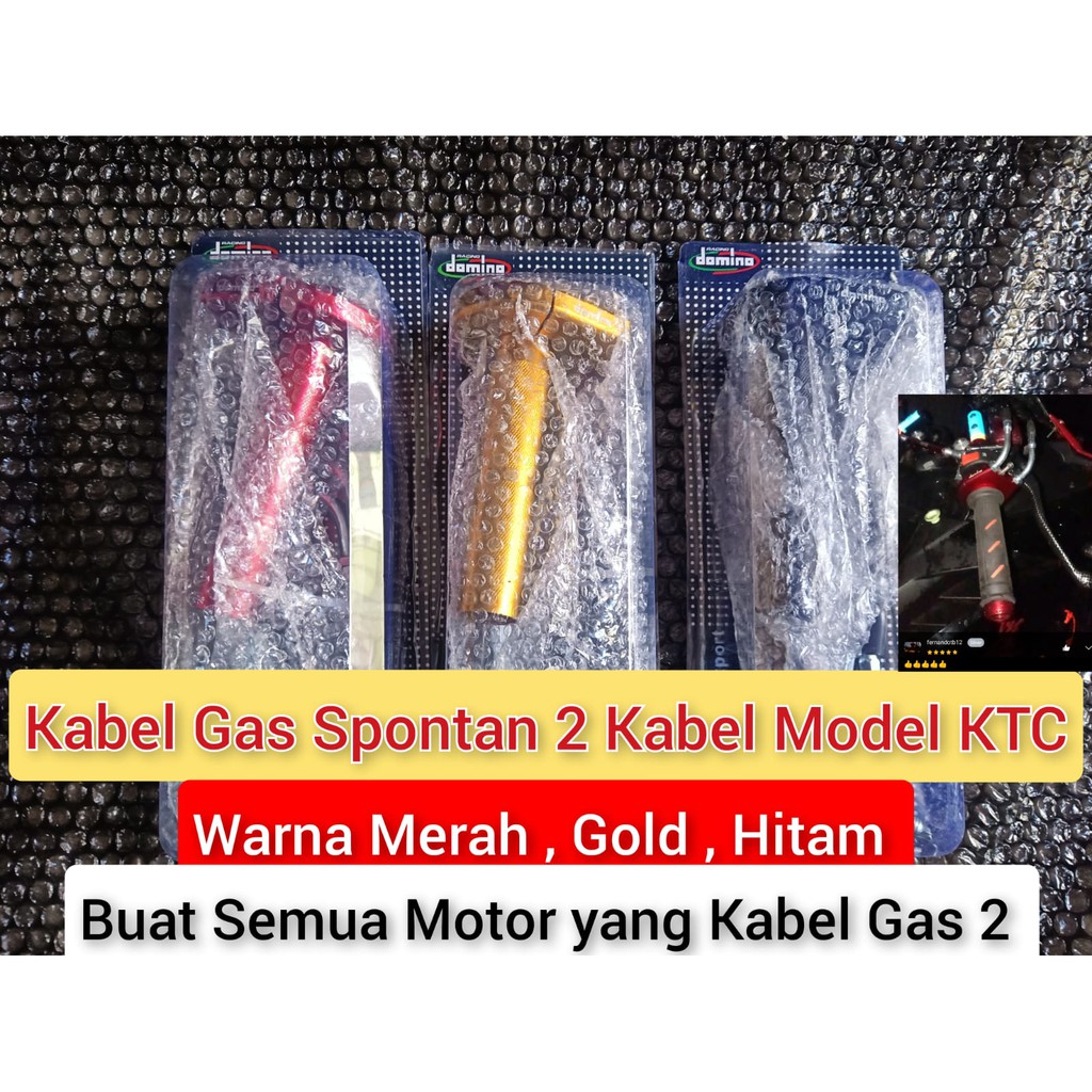 Gas Kontan DOMINO CNC 2 kabel