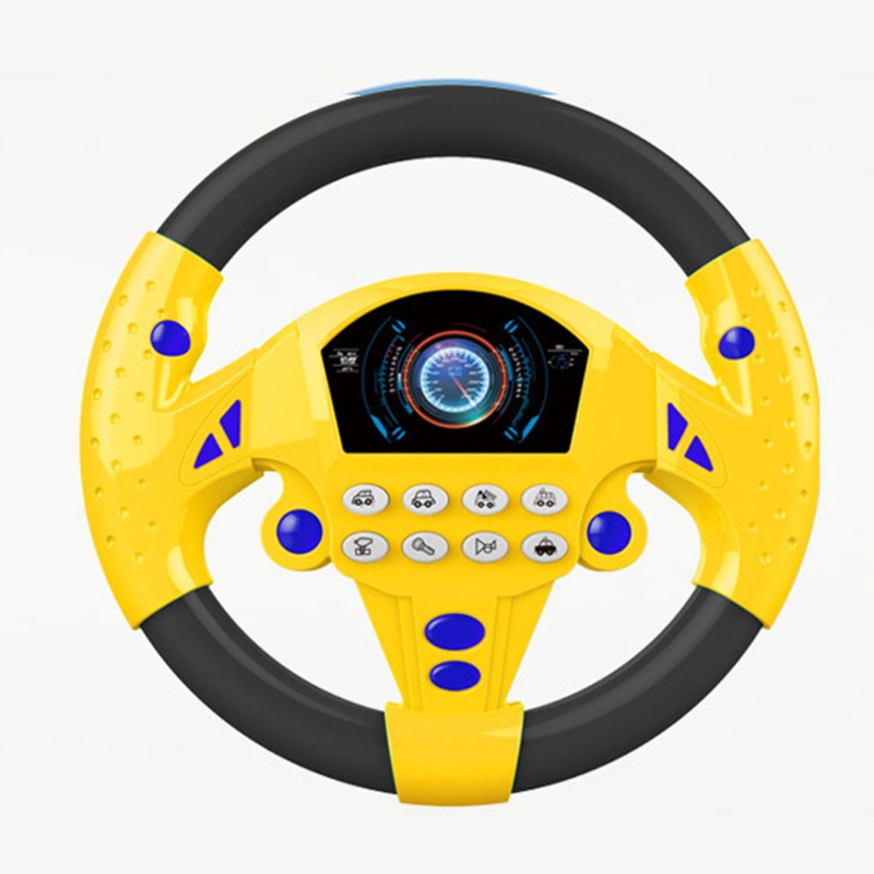 Mary Portable Driving Steering Wheel Copilot Mainan Simulasi Kontrol Mengemudi