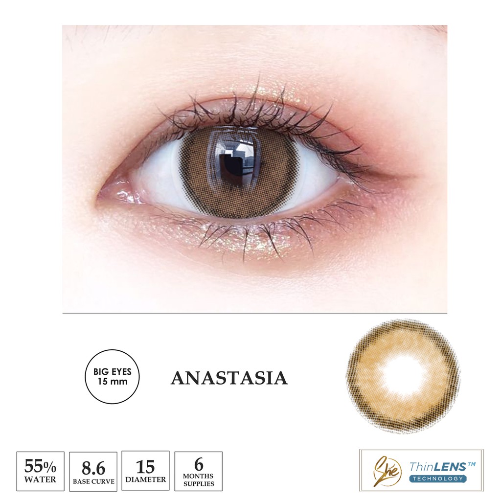 Superstar Anastasia softlens warna bulanan