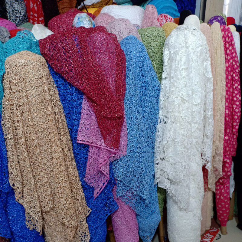 KAIN /BROKAT OKKI (Prada) Gress spesial import garmen