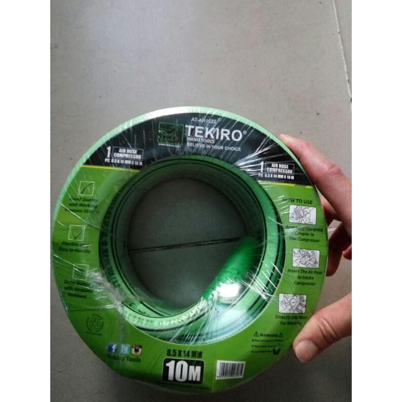 tekiro AH1622 selang angin kompresor 10meter air hose compressor 10 meter AH 1622