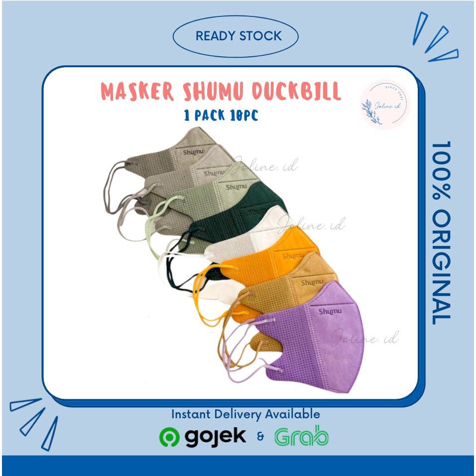 Masker Surgical Mask 4 Lapis Duckbill SHUMU Original 100%