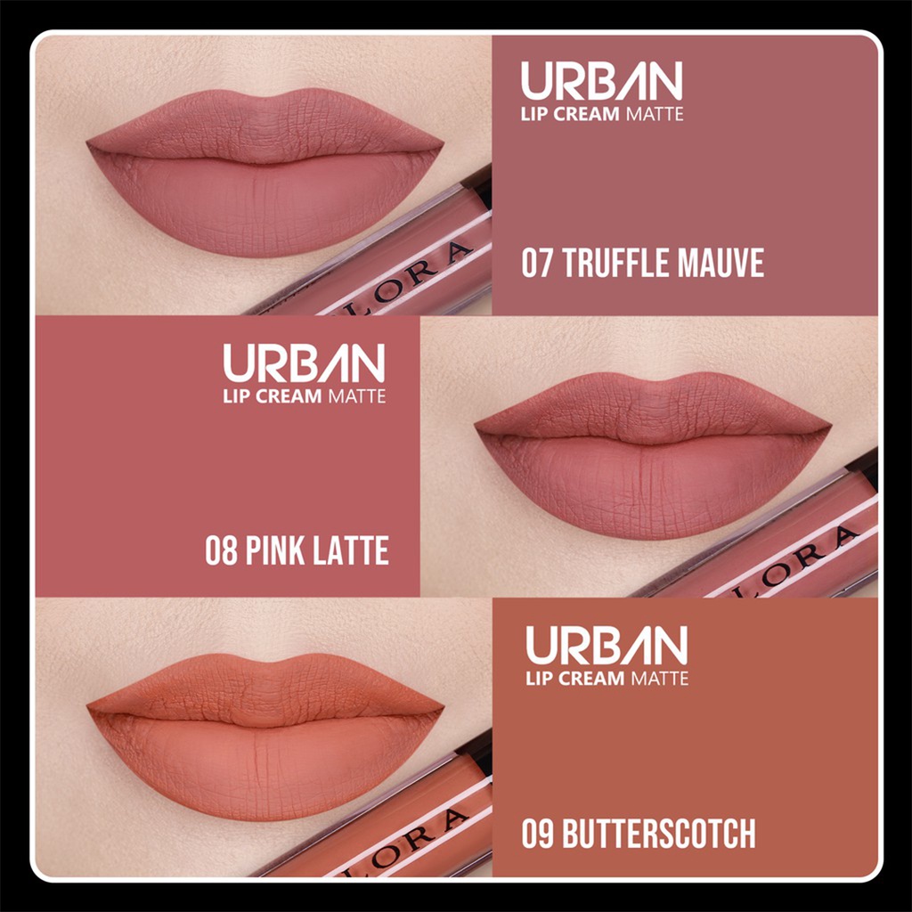 ❤ UNDER100 ❤ IMPLORA ✔️BPOM Urban Lip Cream Matte Velvet ( lipcream Lipstick Lipstik )