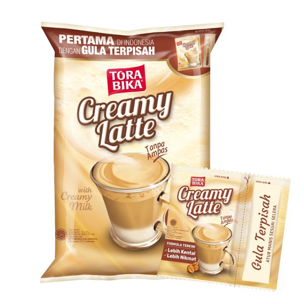 

KOPI TORABIKA CREAMY LATTE 5 SACHET x 25 GR