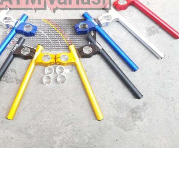 ♣ STANG JEPIT DRAG 15 DERAJAT MODEL QTT SATRIA FU 150/SONIC/VIXION/RXKING/NINJA ✴