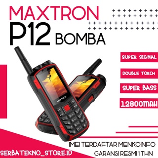 Maxtron P12i Bomba Hp Powerbank Outdoor Bluetooth Speaker 12800mAh