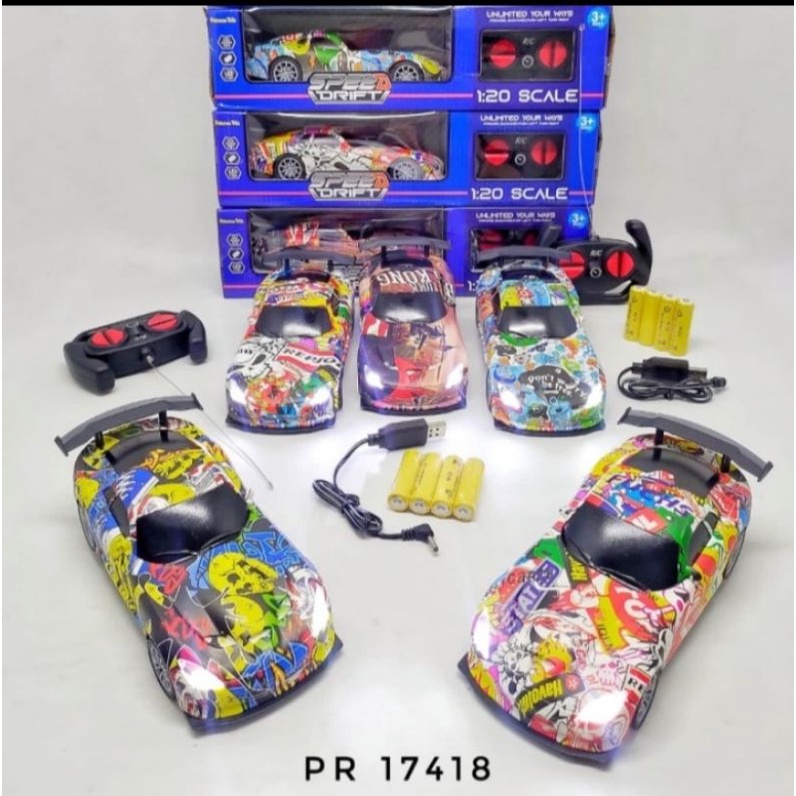 Mobil RC Sedan balap 1:20