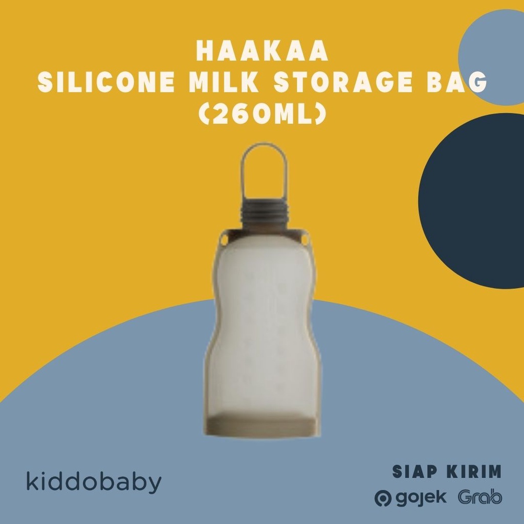 Haakaa Silicone Milk Storage Bag (260ml) | Kantong Asi