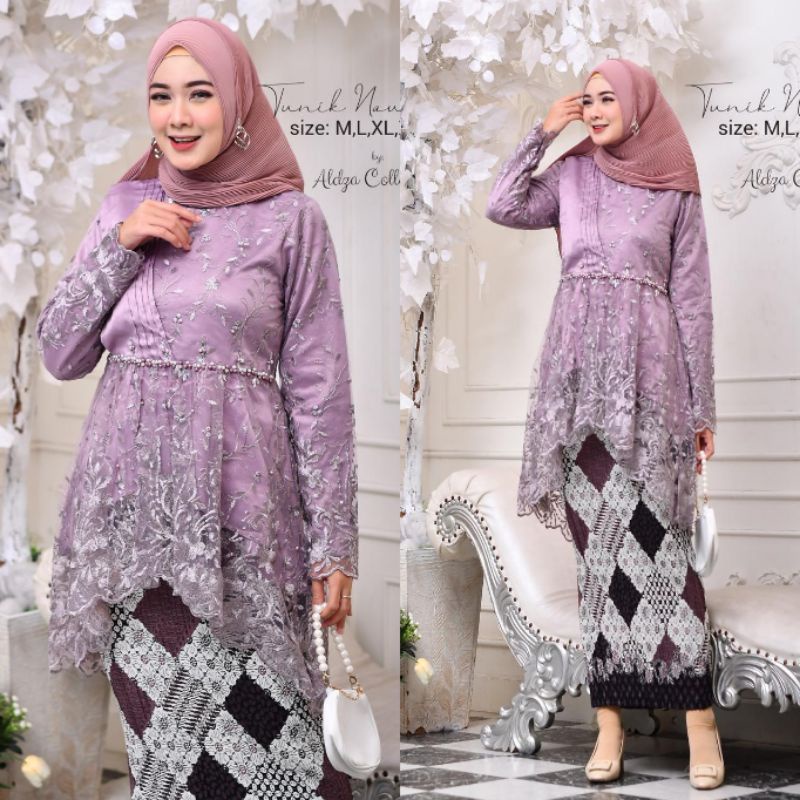 Kebaya Tunik Naya / Kebaya Sanghai Payet / Kebaya Tile  / Kebaya Modern / Kebaya Tunik