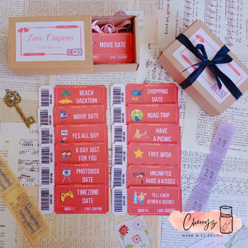 

Love Coupons Gift Set