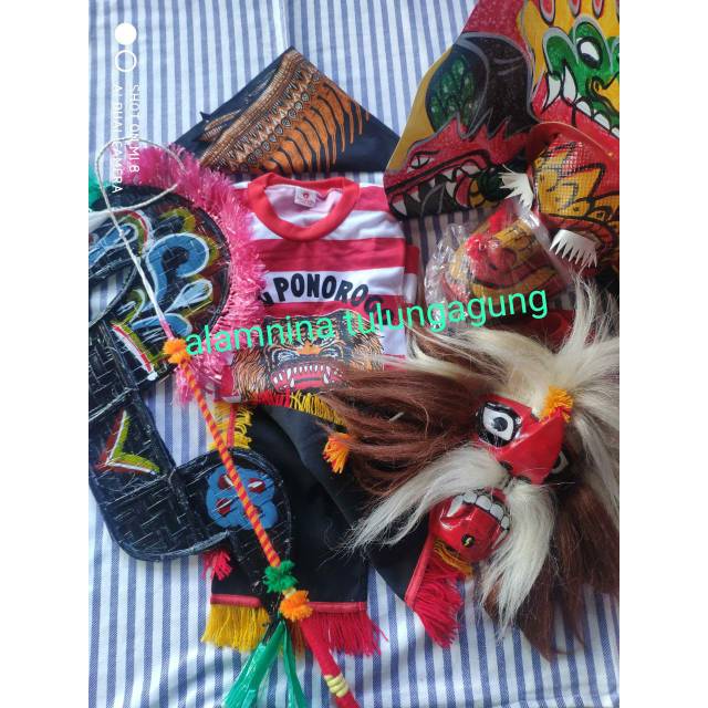 Kaos reog barongan bujang gaming paket komplit