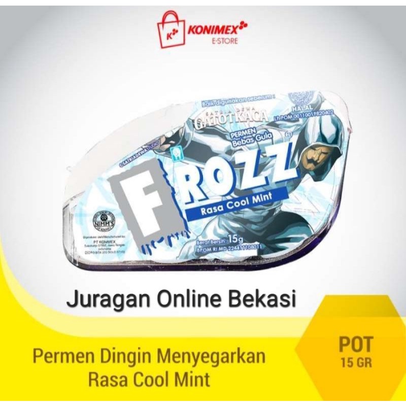 

FROZZ PERMEN BEBAS GULA DINGIN & MENYEGARKAN [15gr]