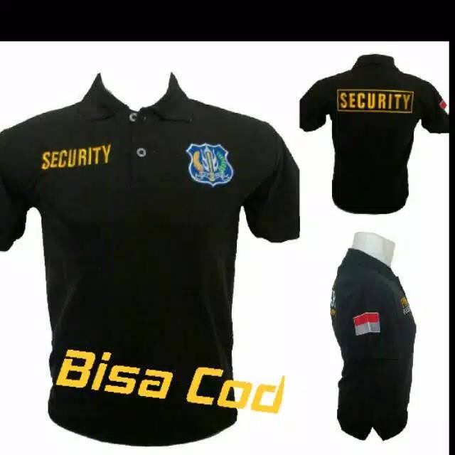 Kaos security/baju security/Kaos polo shirt/Kaos polo/security nevi/Kaos satpam
