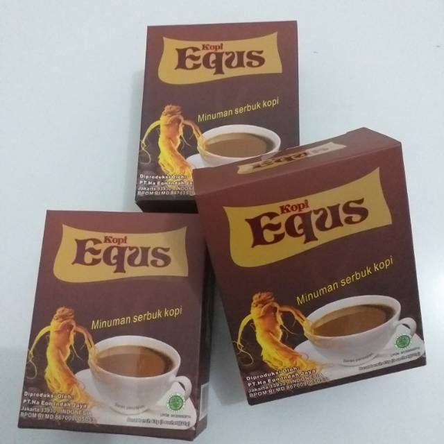 Kopi Equs stamina pria | produk original | kemasan terbaru