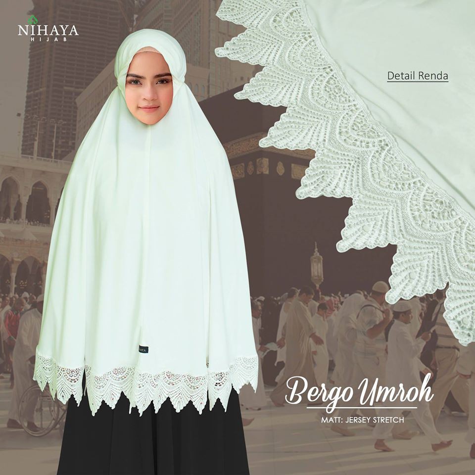 BERGO UMROH PUTIH JERSEY STRECH