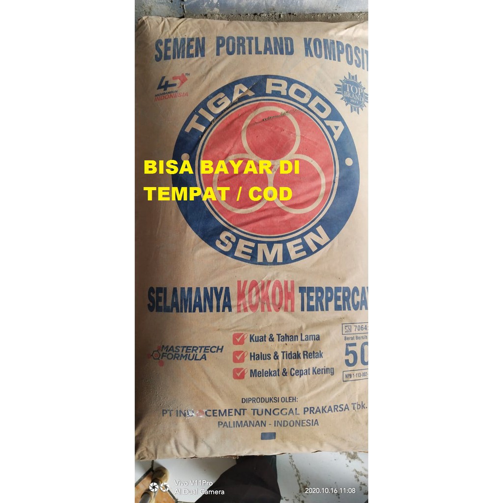Semen Tiga Roda 1 Kg Repack / semen 3 Roda eceran 1Kg / Semen Serbaguna