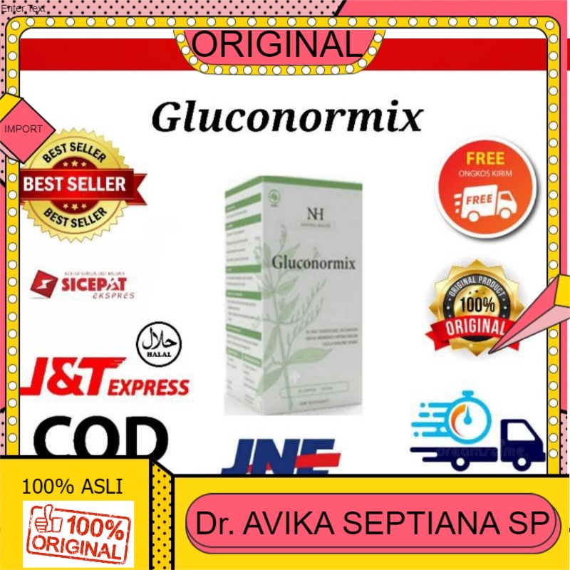 100% ASLI Terbukti Obat Gluconormix Asli Original Kualitas Terbaik