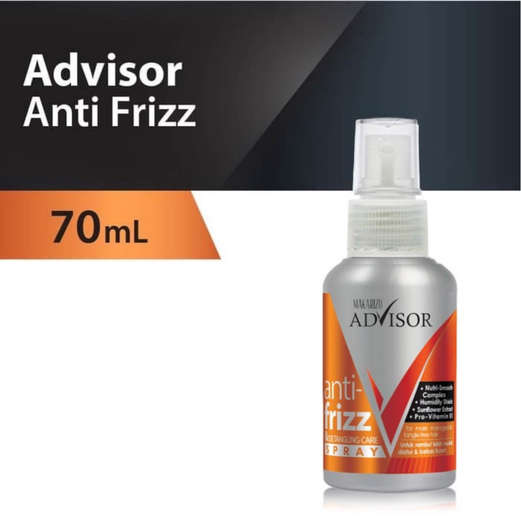 Makarizo Advisor Anti Frizz &amp; Detangling Care Spray 70ml 240ml
