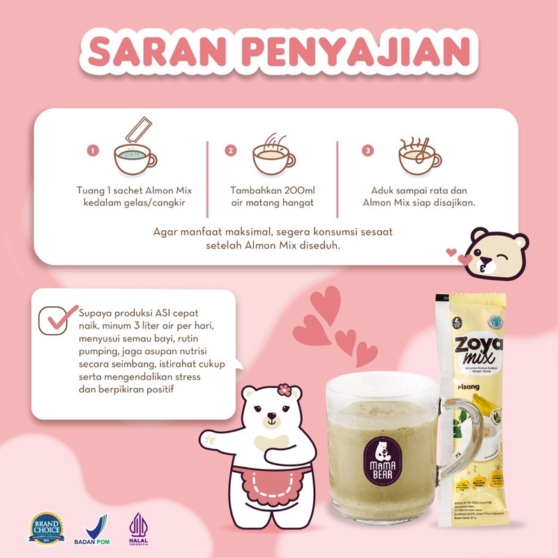 Zoya Mix Pelancar Asi - Asi Booster - Minuman Pelancar Asi