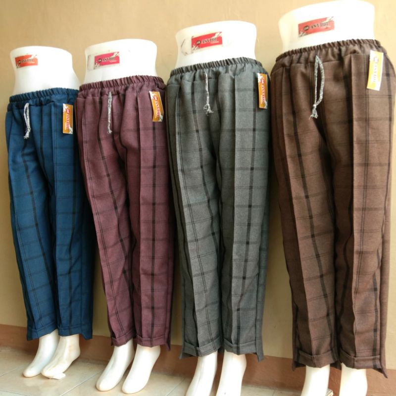 Tartan Gabardin Semiwol Kotak Standar