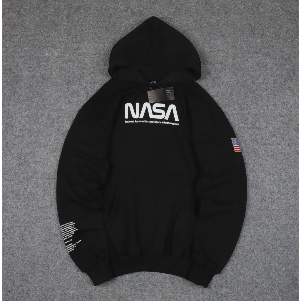 JAKET SWEATER HOODIE NASA ROCKET UNISEX PREMIUM QUALITY