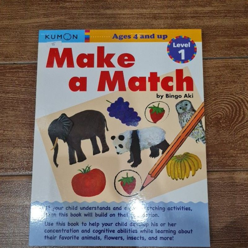 Kumon Make a Match level 1 Preloved