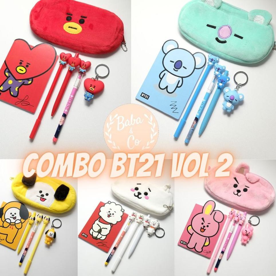 

♡➢.PAKET HEMAT BT21 ALAT TULIS BTS BT21 KPOP COMBO HEMAT ALAT TULIS MURAH UNIK LUCU BISA COD.❝Lagi.r