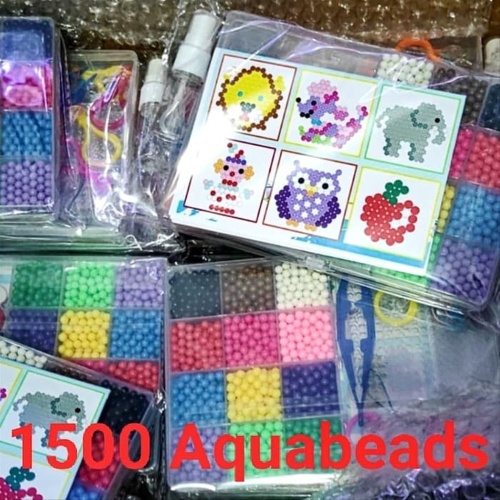 Aquabeads Mainan Edukasi Kreativitas Anak Magic Aqua Water Beads 1500  Grosir