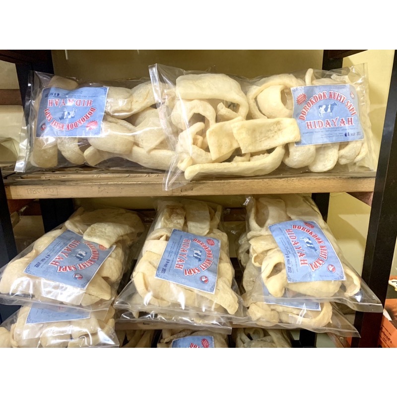 

dorokdok / kerupuk kulit sapi 100gram super snack