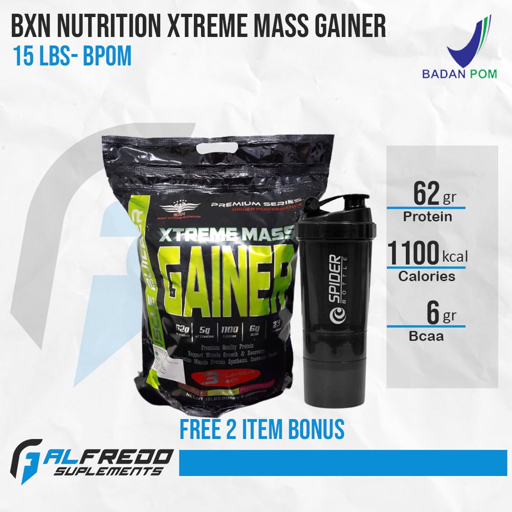 BXN Nutrition Xtreme Mass Gainer 15 Lbs NOT Serious Mass Weight Gainer