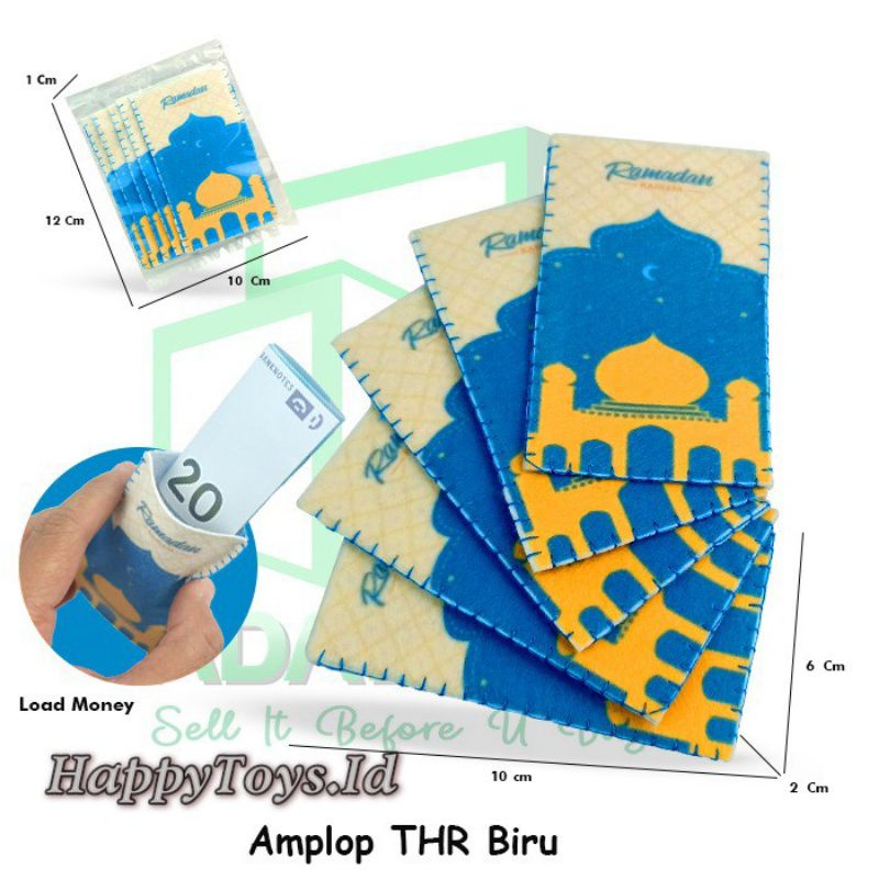 

Bahan Kain Flanel Amplop Lebaran Biru Angpau Idul Fitri Ramadan Ramadhan Ramahdan Souvenir Hadiah Hobi Koleksi